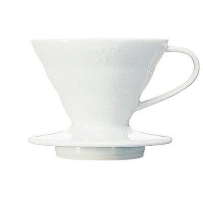 Hario ceramiczny Drip V60-01 Biały - zdjęcie 1