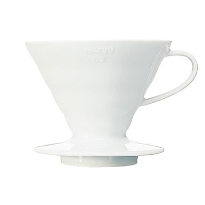 Hario ceramiczny Drip V60-02 Biały - zdjęcie 1