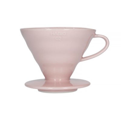 Hario ceramiczny Drip V60-02 Różowy |VDC-02-PPR-UEX| - zdjęcie 1