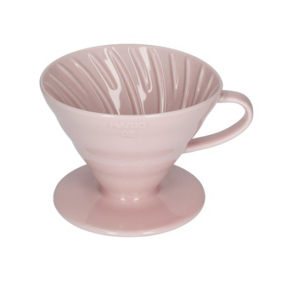 Hario ceramiczny Drip V60-02 Różowy |VDC-02-PPR-UEX| - zdjęcie 2