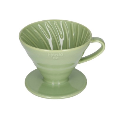 Hario ceramiczny Drip V60-02 Zgaszona zieleń |VDC-02-SG-EX| - zdjęcie 2