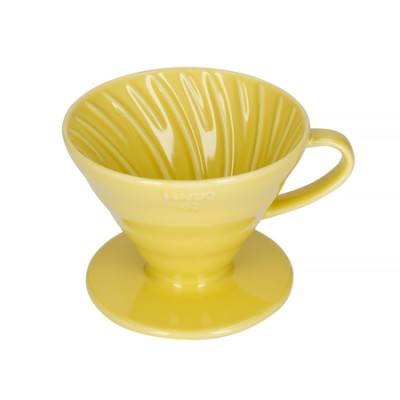 Hario ceramiczny Drip V60-02 Żółty - zdjęcie 2