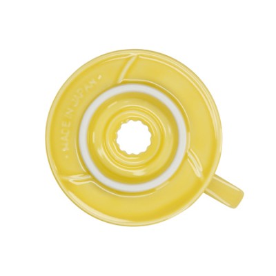 Hario ceramiczny Drip V60-02 Żółty - zdjęcie 4