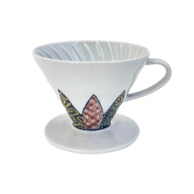 HARIO drip ceramiczny TACHIKICHI V60 Shonzui  1-4 fil. biały - zdjęcie 1