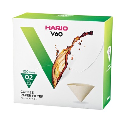 Hario filtry papierowe Misarashi brązowe - V60-02 - 100 Sztuk BOX - zdjęcie 1