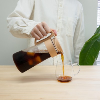 Hario Mizudashi Coffee Pot Mini - Kremowy - zdjęcie 3