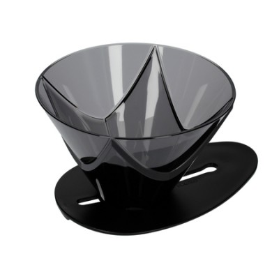Hario plastikowy drip V60 One Pour Dripper MUGEN - czarny - zdjęcie 5
