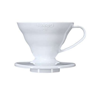 Hario plastikowy Drip V60-01 Biały - zdjęcie 1