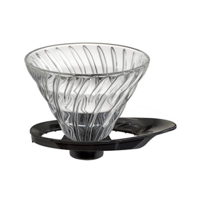 Hario szklany Drip  V60-02 - Czarny - zdjęcie 1