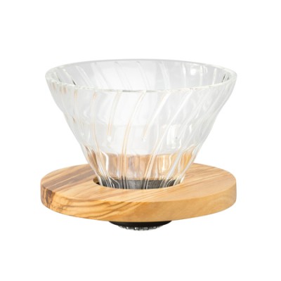 Hario szklany Drip V60-02 - Olive Wood - zdjęcie 1