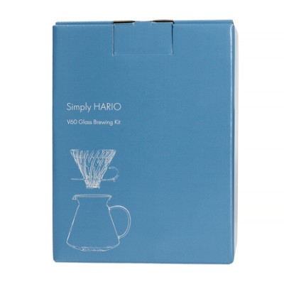 Hario V60 Glass Brewing Kit zestaw szklany dripper + serwer + filtry - zdjęcie 2