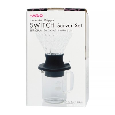 Hario zestaw Immersion Switch Server Set - drip V60-02 + serwer + filtry - zdjęcie 3