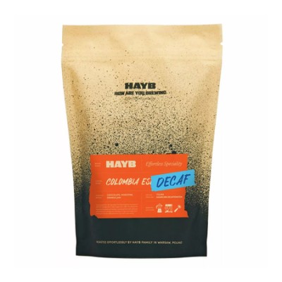 HAYB - kawa ziarnista bezkofeinowa Colombia Decaf Espresso Sugarcane 250 g - zdjęcie 1