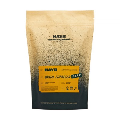 HAYB - kawa ziarnista Brasil Espresso DARK Natural 250 g - zdjęcie 1