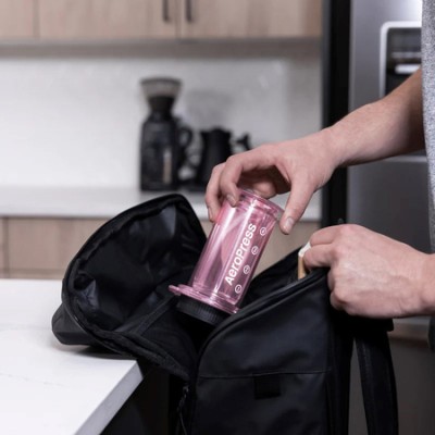 AeroPress Clear Pink - Zaparzacz do kawy różowy - zdjęcie 3