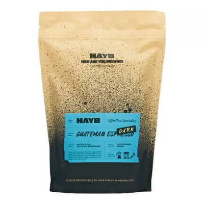 HAYB - kawa ziarnista Guatemala Espresso DARK Washed 1 kg - zdjęcie 1