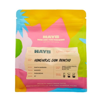 HAYB - kawa ziarnista Honduras Don Pancho Washed Filter 250 g - zdjęcie 1
