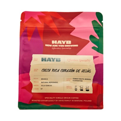 HAYB - kawa ziarnista Kostaryka Corazón de Jesús Natural Reposado Filter 250 g - zdjęcie 1