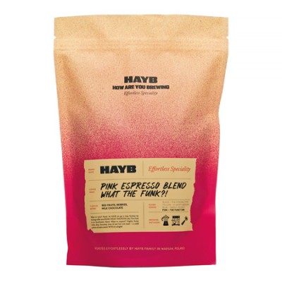 HAYB - kawa ziarnista Pink Espresso Blend - WTF?! Natural 1 kg - zdjęcie 1