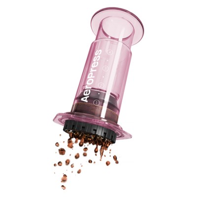 AeroPress Clear Pink - Zaparzacz do kawy różowy - zdjęcie 5
