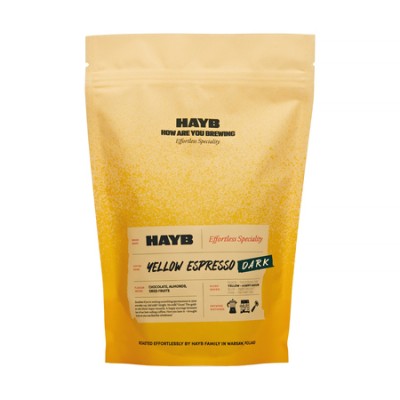 HAYB - kawa ziarnista Yellow Espresso DARK Blend Natural, Washed 250 g - zdjęcie 1