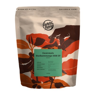 Instytut Kawy - kawa ziarnista Gwatemala Huehuetanango SHB EP Washed Espresso 1 kg - zdjęcie 1