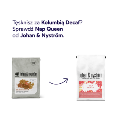 Johan & Nyström - kawa ziarnista bezkofeinowa Nap Queen Filter 250 g - zdjęcie 2
