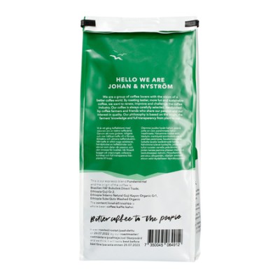 Johan & Nyström - kawa ziarnista Fundamental Espresso 500 g - zdjęcie 2