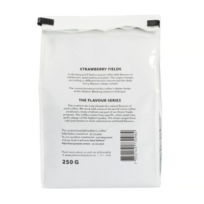 Johan & Nyström - kawa ziarnista Strawberry Fields Filter 250 g - zdjęcie 3