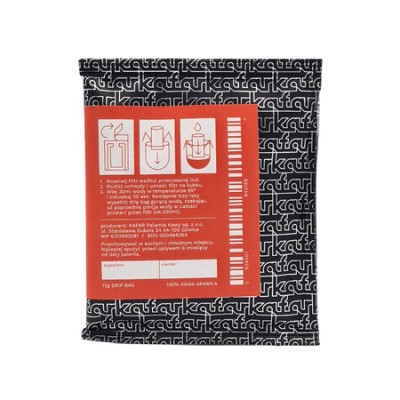 Kafar - kawa w saszetkach Dripbag AFRYKA Filter - 1 saszetka 12 g - zdjęcie 2