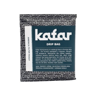 Kafar - kawa w saszetkach Dripbag AMERYKA Filter - 1 saszetka 12 g - zdjęcie 1