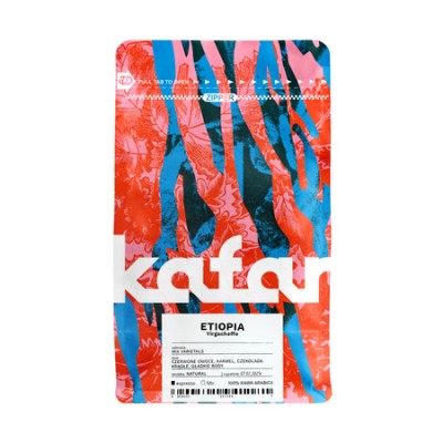 Kafar - kawa ziarnista Etiopia Yirgacheffe Natural Espresso 250 g - zdjęcie 1