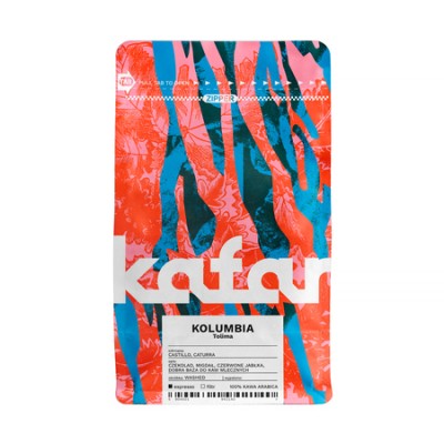 Kafar - kawa ziarnista Kolumbia Tolima Washed Espresso 250 g - zdjęcie 1