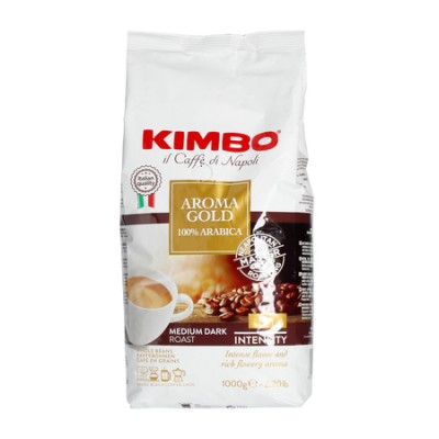 Kimbo - kawa ziarnista Aroma Gold 1 kg - zdjęcie 1