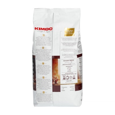Kimbo - kawa ziarnista Aroma Gold 1 kg - zdjęcie 2