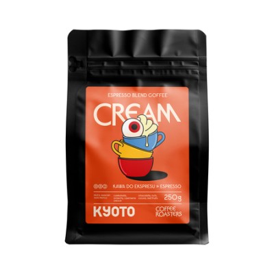 KYOTO - kawa ziarnista Cream Espresso Blend 250 g - zdjęcie 1