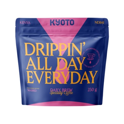 KYOTO - kawa ziarnista Kenia Drippin All Day Everyday Kenya Ndimi Filter 250 g - zdjęcie 1