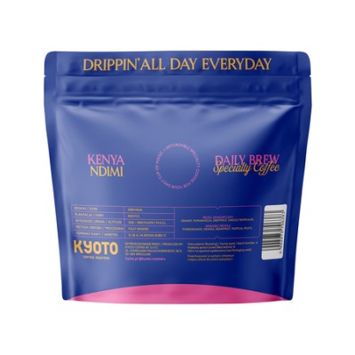 KYOTO - kawa ziarnista Kenia Drippin All Day Everyday Kenya Ndimi Filter 250 g - zdjęcie 2