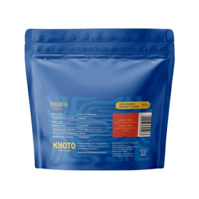 KYOTO - kawa ziarnista Rwanda Gicumbi Washed Filter 250 g - zdjęcie 2