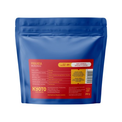 KYOTO - kawa ziarnista Rwanda Murundo Natural Anaerobic 96 h Filter 250 g - zdjęcie 2