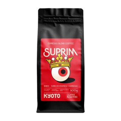KYOTO - kawa ziarnista Suprim Espresso Blend 500 g - zdjęcie 1