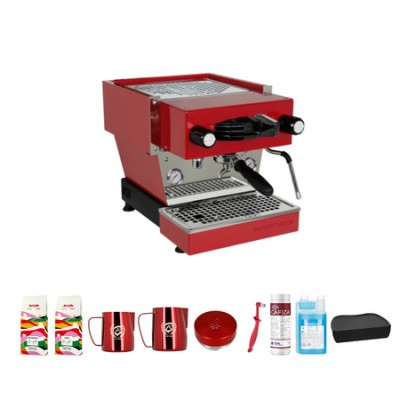 La Marzocco Home - Linea Mini - Czerwony - Zestaw Barista - zdjęcie 1