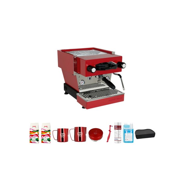 La Marzocco Home - Linea Mini - Czerwony - Zestaw Barista