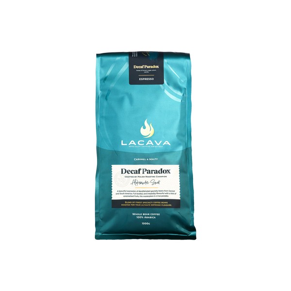 LaCava - kawa ziarnista bezkofeinowa BLEND Decaf Paradox Espresso 1 kg