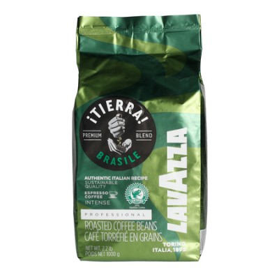 Lavazza - kawa ziarnista Tierra Brasile - Authentic Italian Recipe - 70% Arabica 1 kg - zdjęcie 1