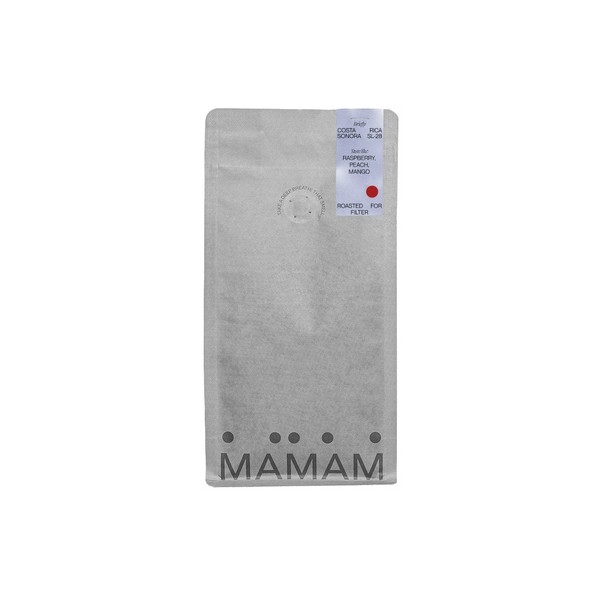 MAMAM - kawa ziarnista Kostaryka Sonora SL28 Natural Filter 250 g