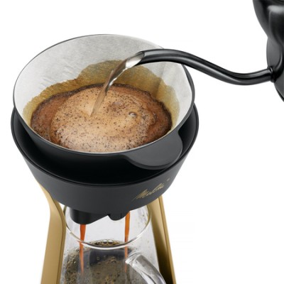 Melitta - AMANO Czarno-złoty - Stacja z dripperem do parzenia kawy - zdjęcie 5