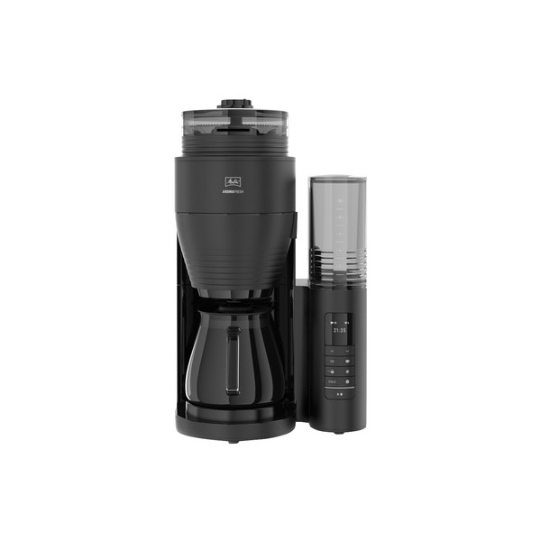 Melitta - AromaFresh II PRO Czarny Mat - Ekspres przelewowy z wbudowanym młynkiem
