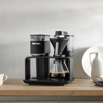 Melitta - EPOS Czarno-srebrny - Ekspres przelewowy z wbudowanym młynkiem - zdjęcie 3