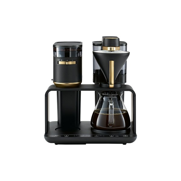 Melitta - EPOS Czarno-złoty - Ekspres przelewowy z wbudowanym młynkiem
